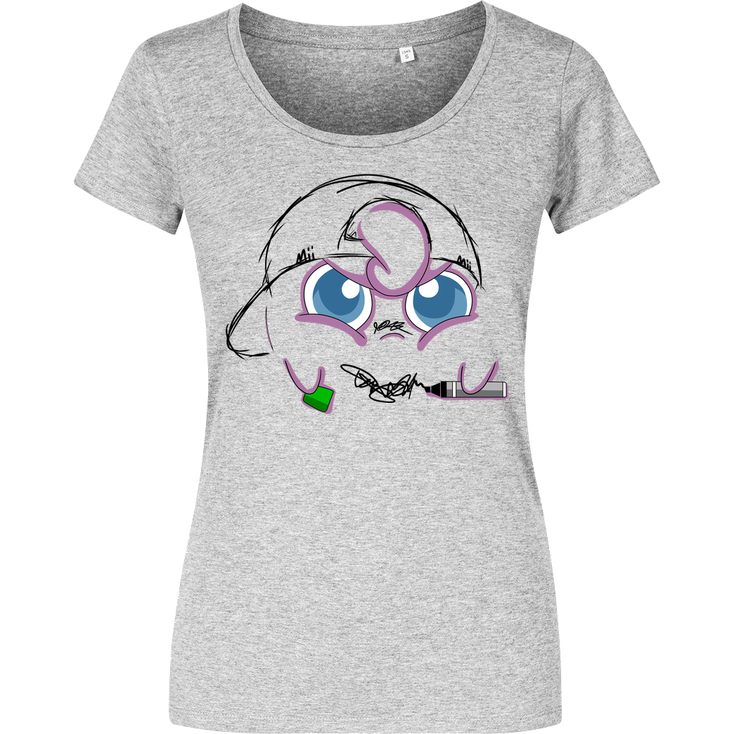 Mii Mii MiiMii - Pummel Mii T-Shirt Girlshirt heather grey