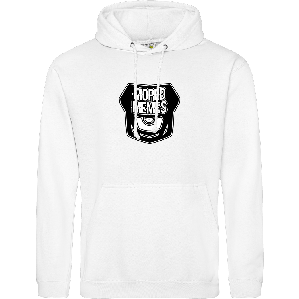 MOPEDMEMMES Mopedmemes - Logo Sweatshirt JH Hoodie - Weiß