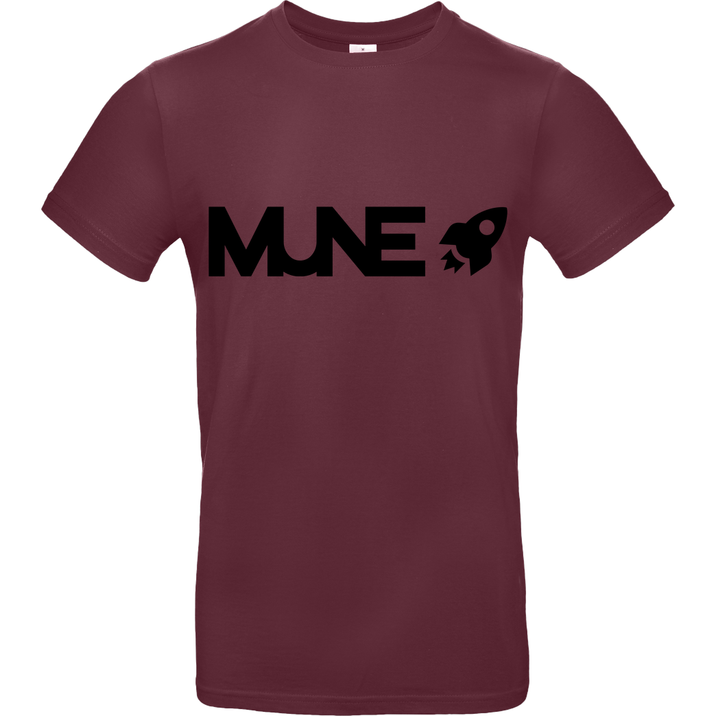 IamHaRa Mune Logo T-Shirt B&C EXACT 190 - Burgundy