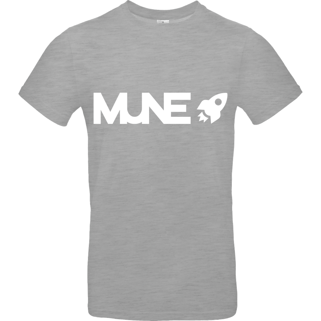 IamHaRa Mune Logo T-Shirt B&C EXACT 190 - heather grey