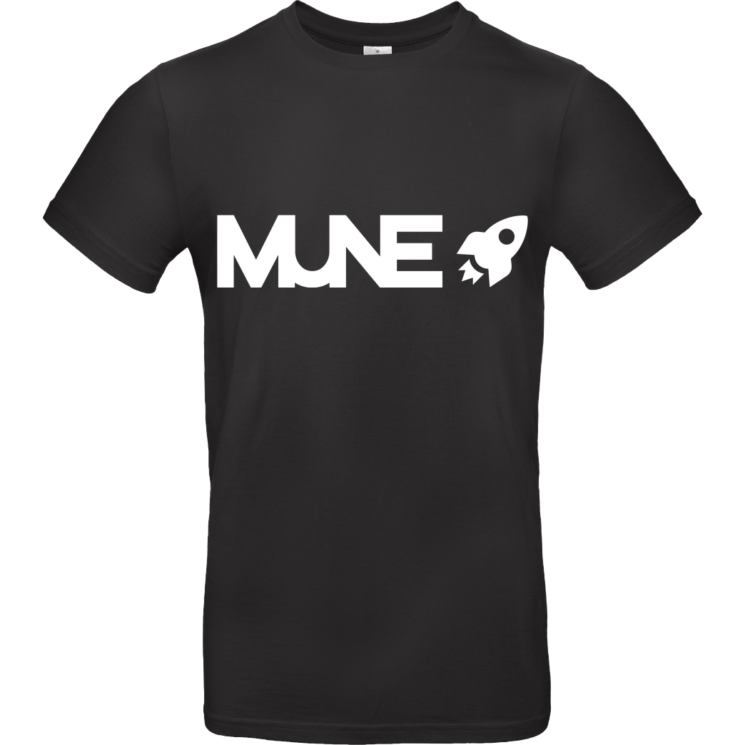 IamHaRa Mune Logo T-Shirt B&C EXACT 190 - Black