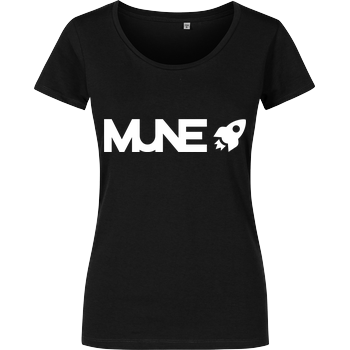 Mune Logo Girlshirt schwarz