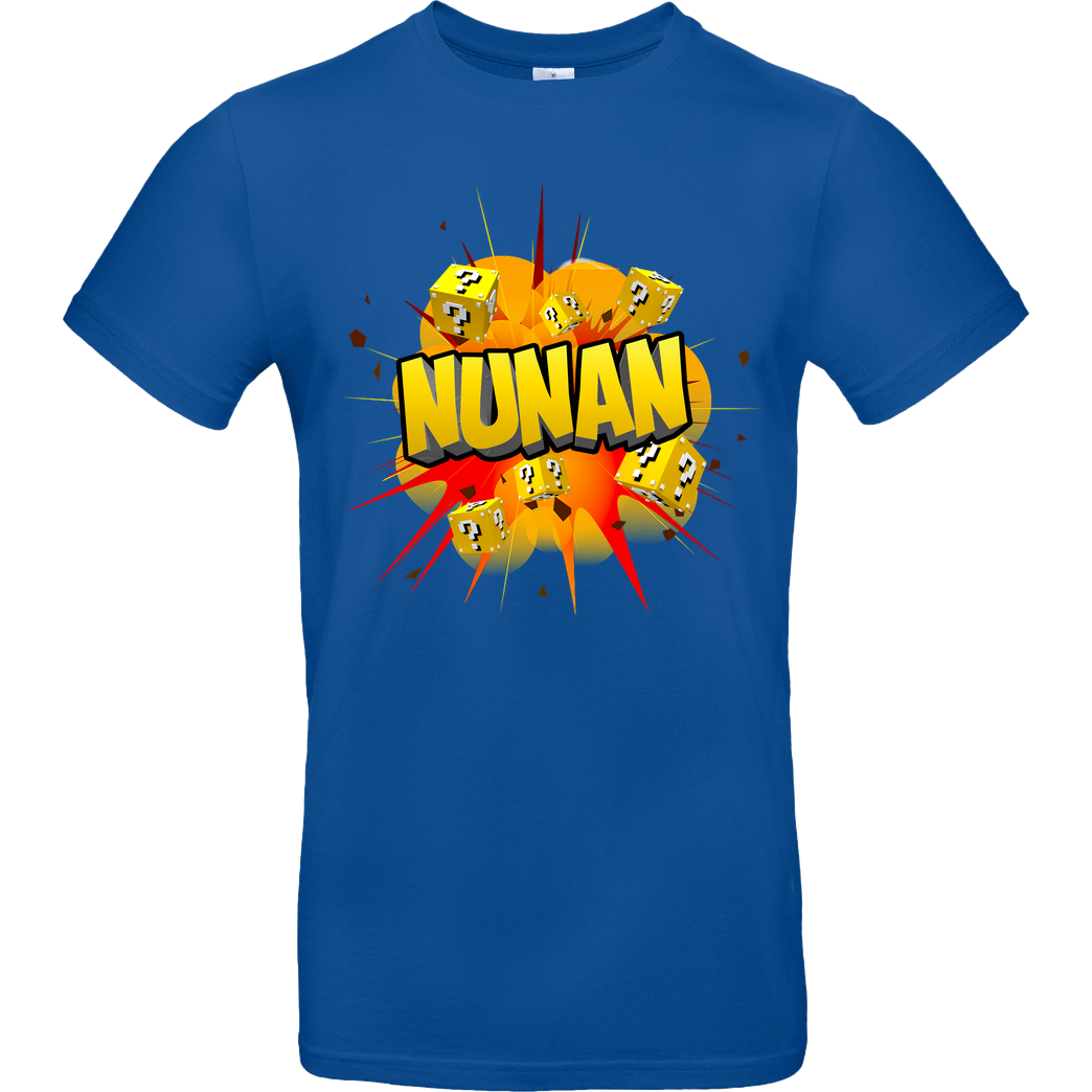 Nunan Nunan - Explosion T-Shirt B&C EXACT 190 - Royal Blue