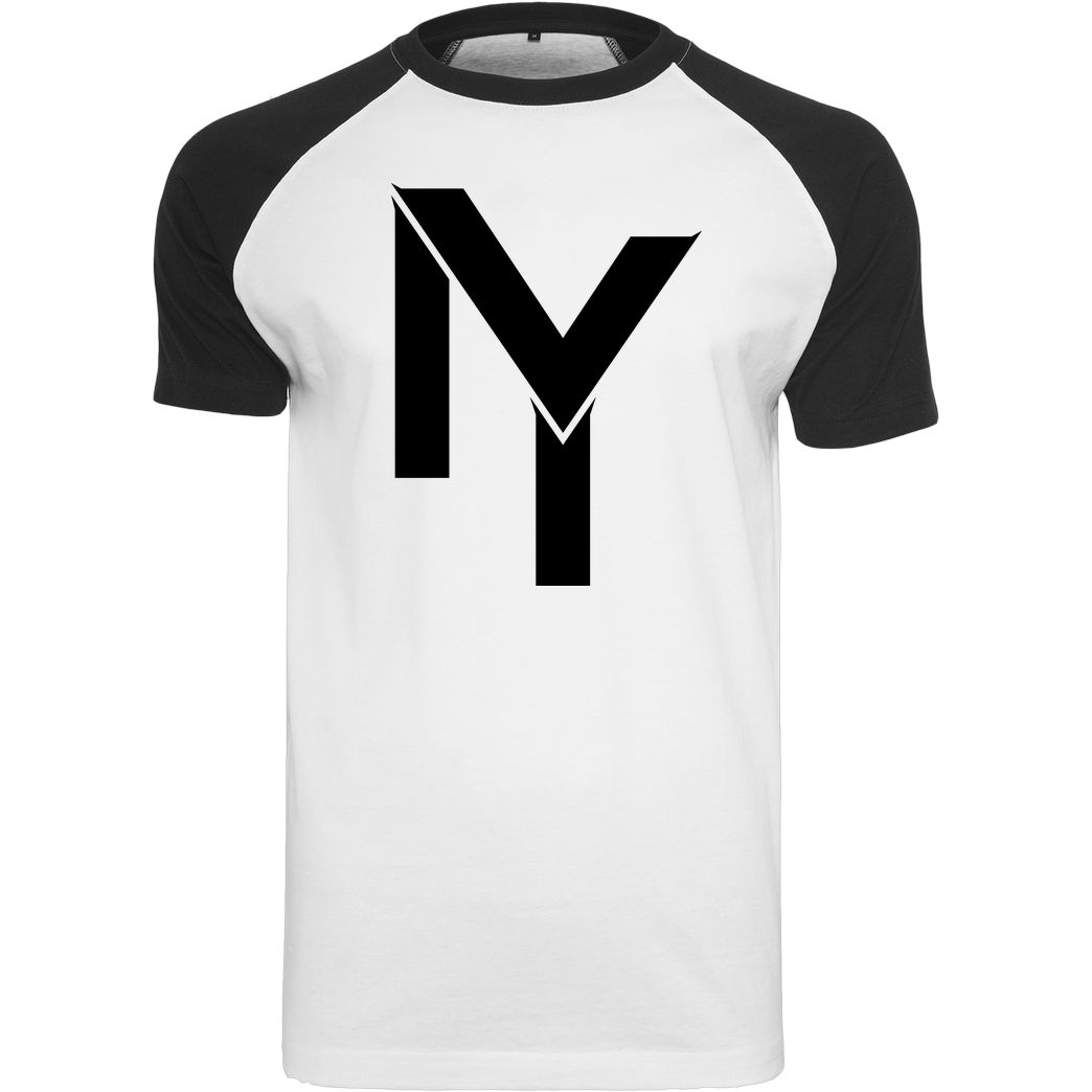 Shooter NYShooter94 - Logo black T-Shirt Raglan Tee white