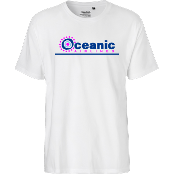 Oceanic Airlines Fairtrade T-Shirt - white