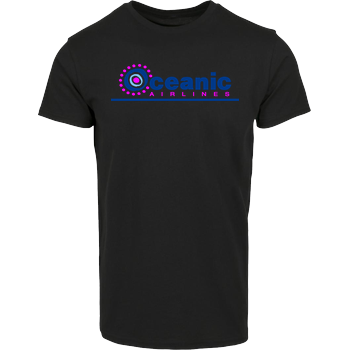 Oceanic Airlines House Brand T-Shirt - Black