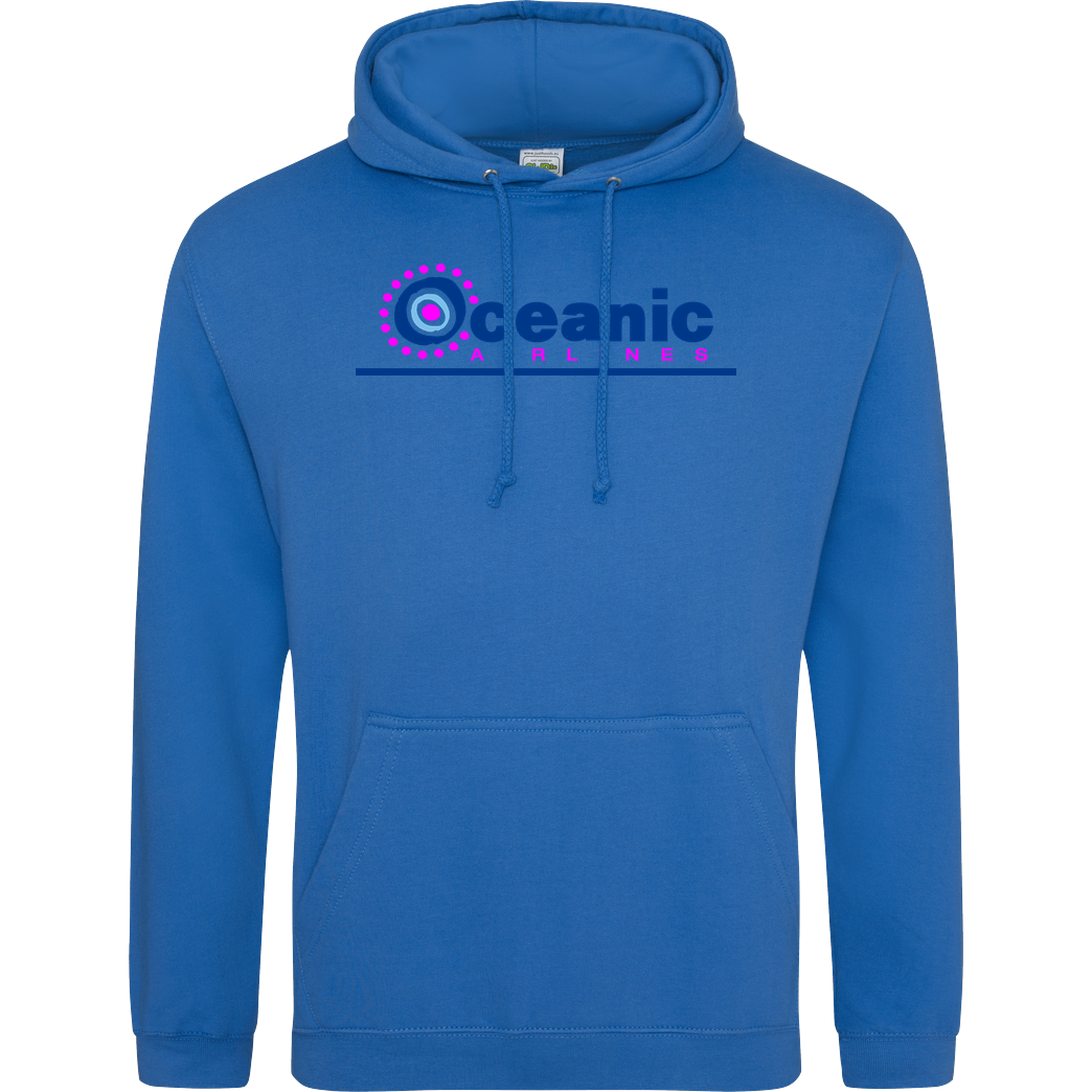 None Oceanic Airlines Sweatshirt JH Hoodie - Sapphire Blue