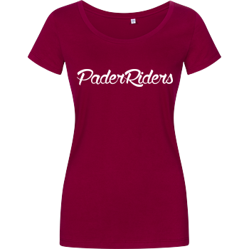 PaderRiders - Script Logo Girlshirt berry