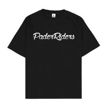 PaderRiders - Script Logo Oversize T-Shirt - Black