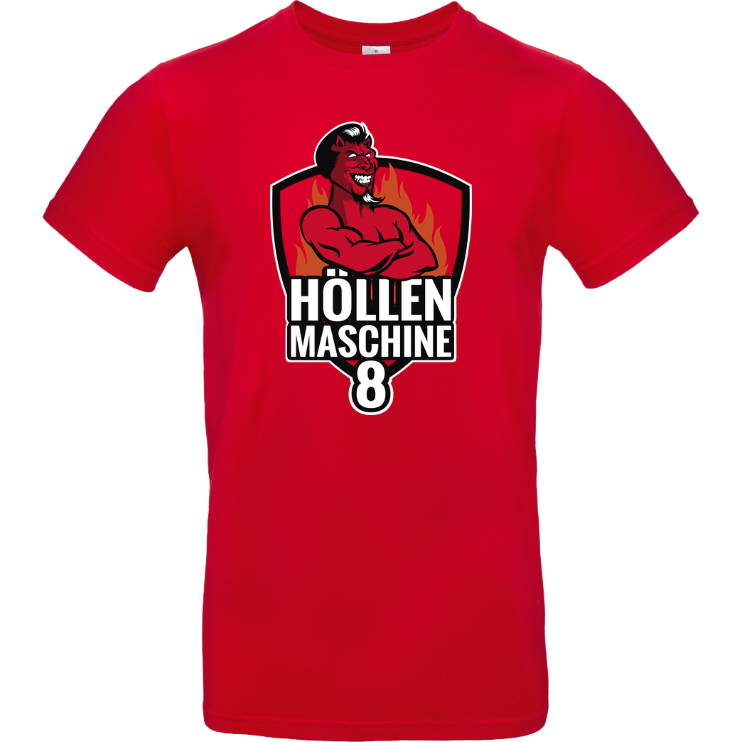 None PC-Welt - Höllenmaschine 8 transparent T-Shirt B&C EXACT 190 - Red