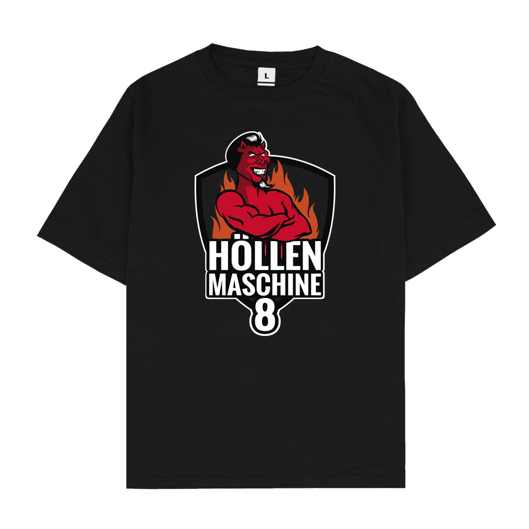 None PC-Welt - Höllenmaschine 8 transparent T-Shirt Oversize T-Shirt - Black