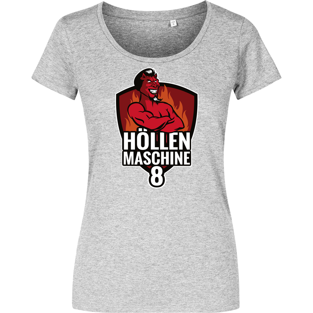 None PC-Welt - Höllenmaschine 8 T-Shirt Girlshirt heather grey