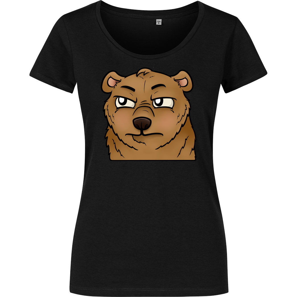 Powie Powie - Bär T-Shirt Girlshirt schwarz