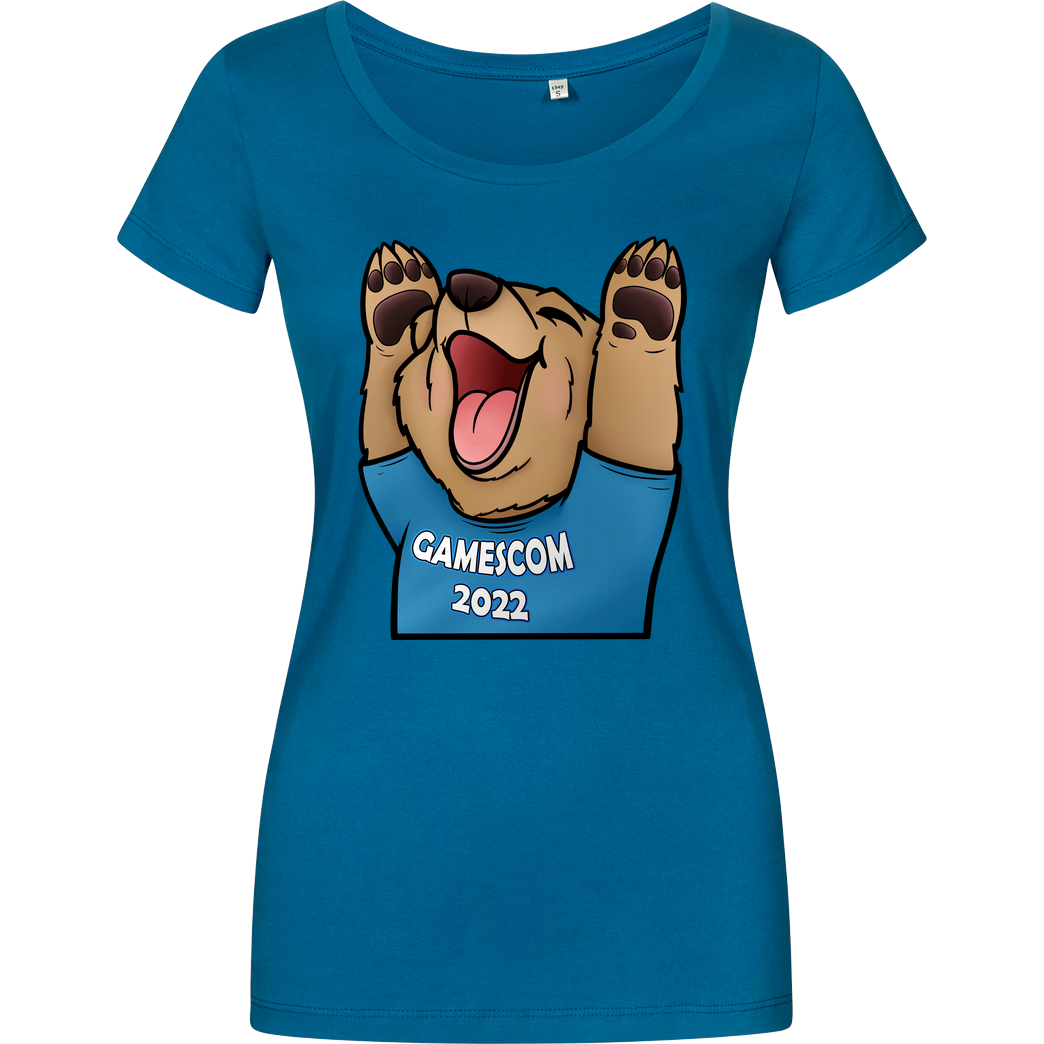 Powie Powie - Gamescom T-Shirt Girlshirt petrol