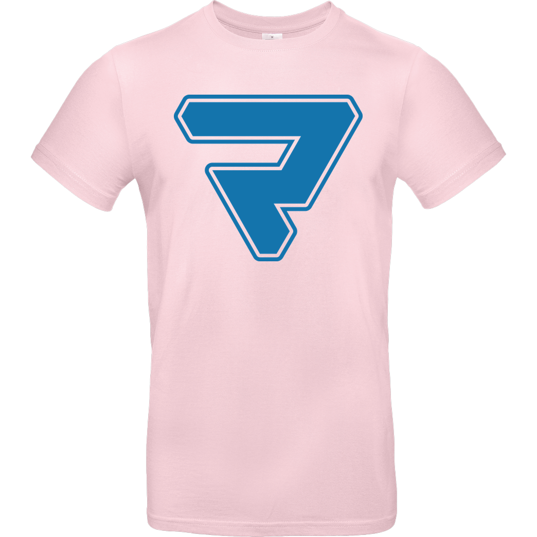 Powie Powie - Logo T-Shirt B&C EXACT 190 - Light Pink