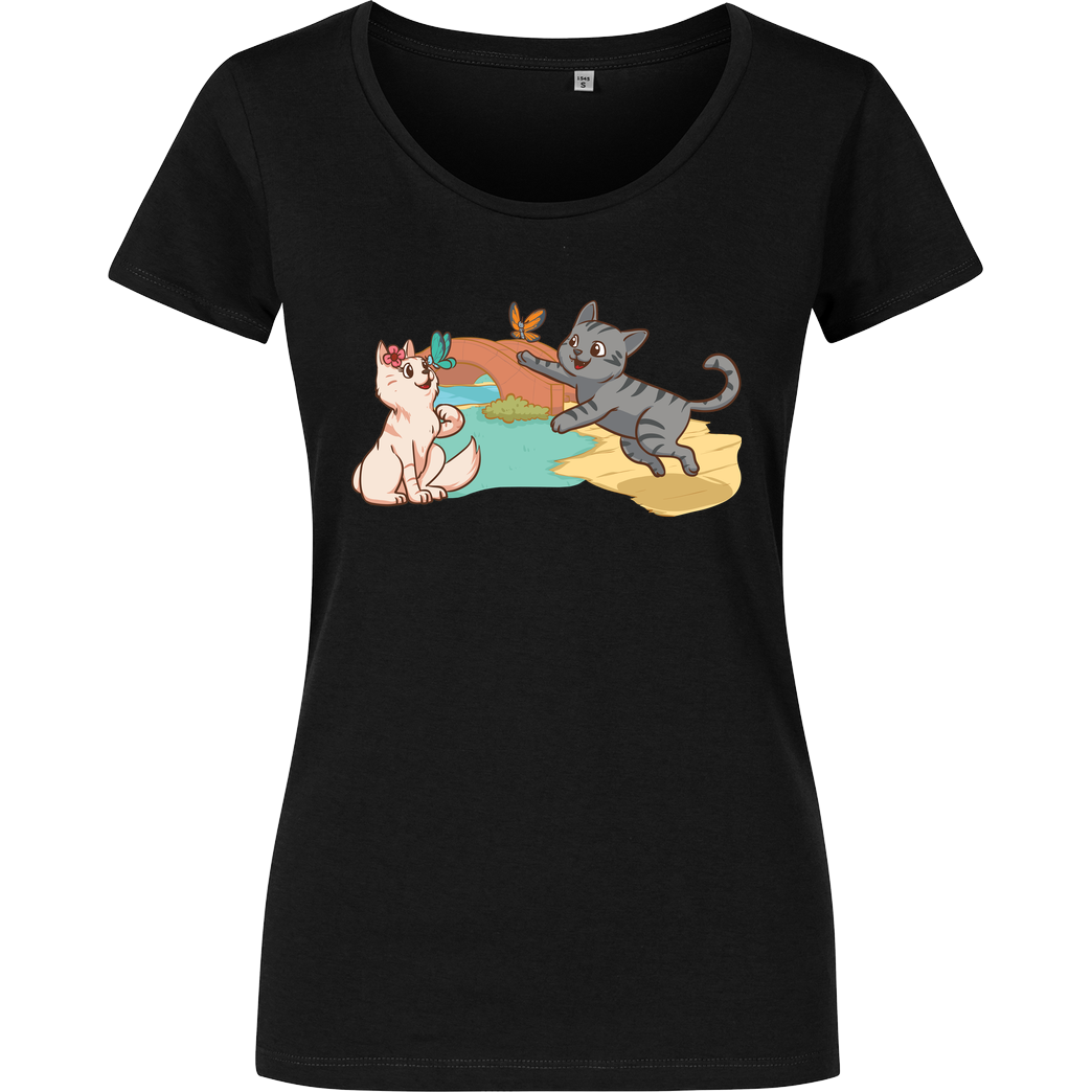 RichtigRonja RichtigRonja - Chovy&Nala T-Shirt Girlshirt schwarz
