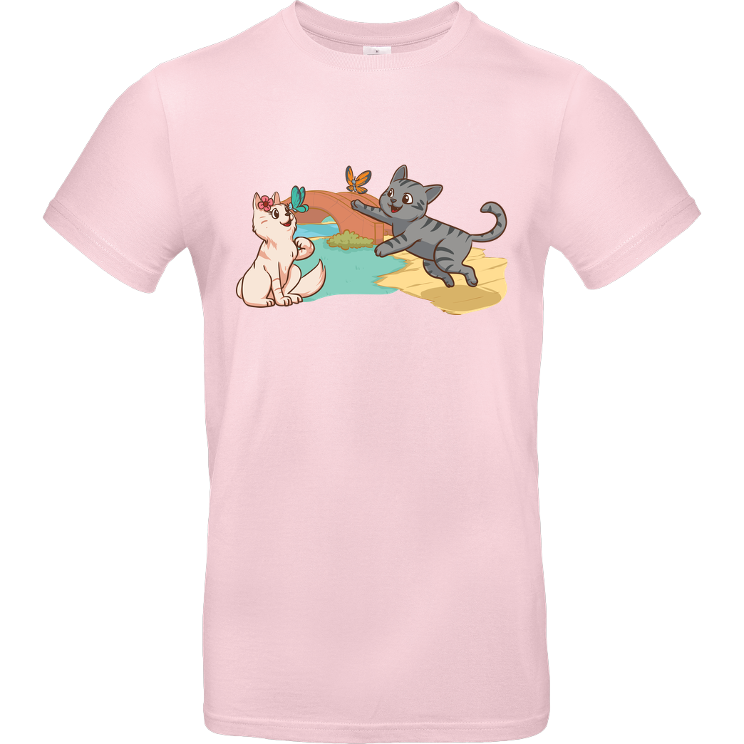 RichtigRonja RichtigRonja - Chovy&Nala T-Shirt B&C EXACT 190 - Light Pink