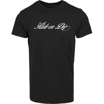 Ridemore - Ride or Die House Brand T-Shirt - Black