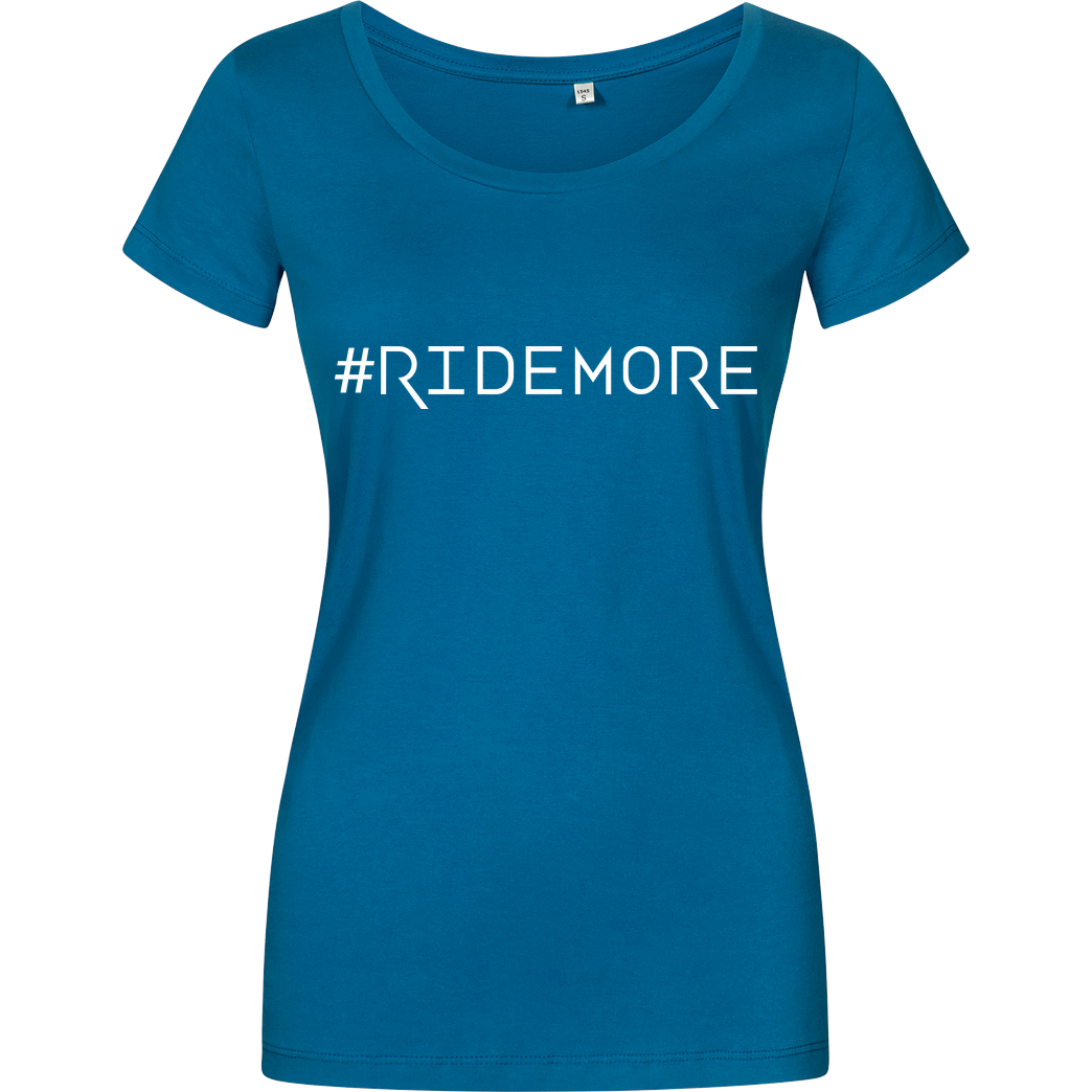 Ride-More Ridemore - #Ridemore T-Shirt Girlshirt petrol