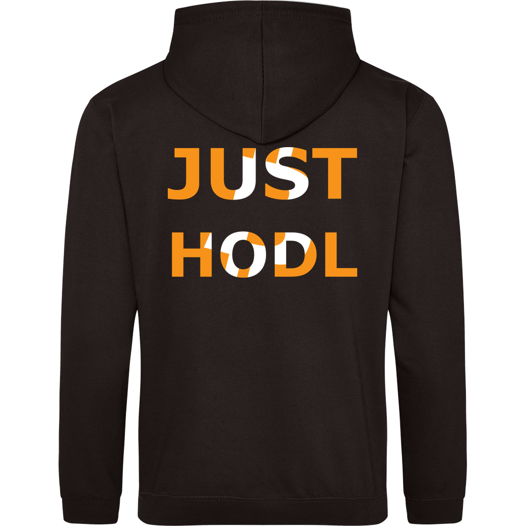RobynHD Robyn HD - Just Hodl Bitcoin Sweatshirt JH Hoodie - Schwarz