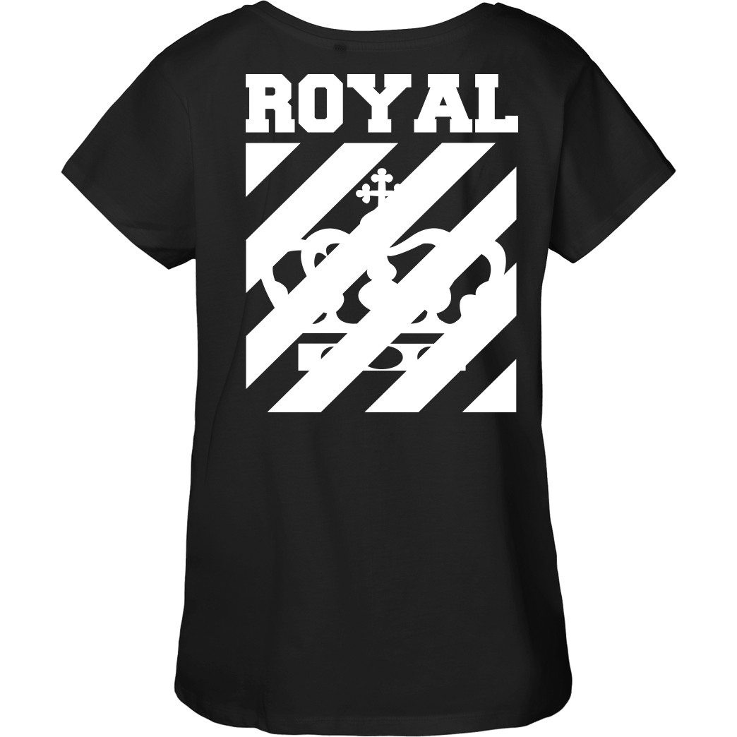 RoyaL RoyaL - King T-Shirt Fairtrade Loose Fit Girlie - black