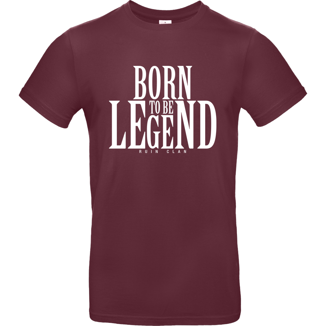 RuiN Ruin - Legend T-Shirt B&C EXACT 190 - Burgundy