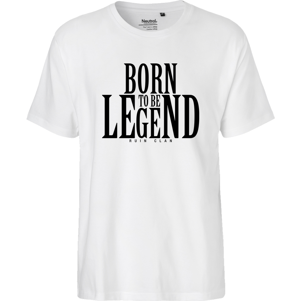 RuiN Ruin - Legend T-Shirt Fairtrade T-Shirt - white