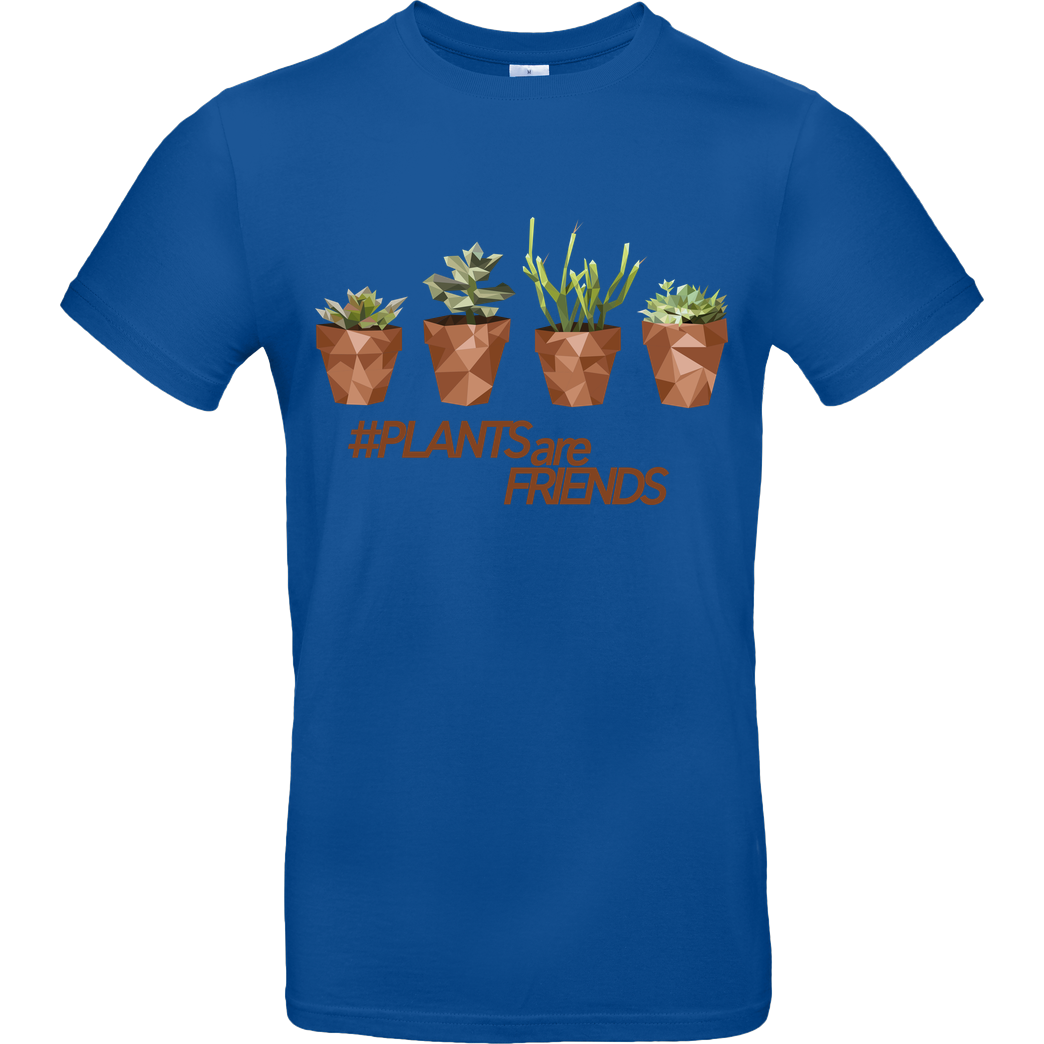 scallysche Scallysche - Plants Pots T-Shirt B&C EXACT 190 - Royal Blue