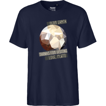 Scallysche - Pluto Fairtrade T-Shirt - navy