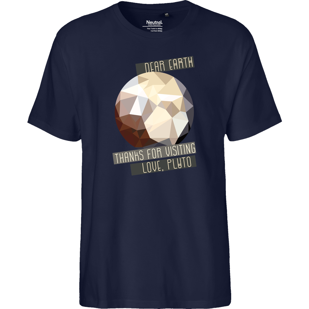 scallysche Scallysche - Pluto T-Shirt Fairtrade T-Shirt - navy