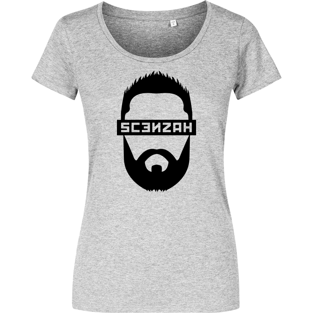 Scenzah Scenzah - Head T-Shirt Girlshirt heather grey