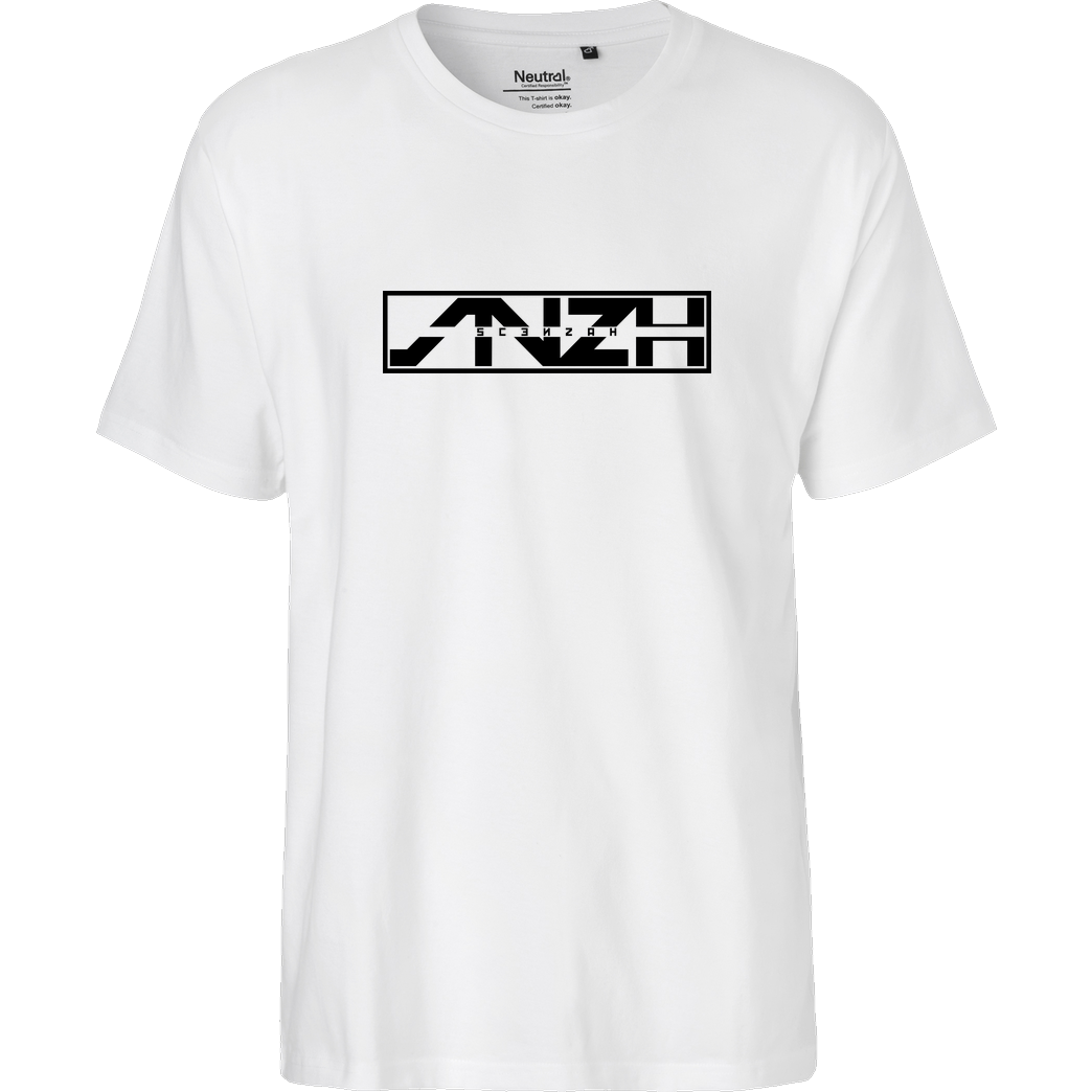 Scenzah Scenzah - Logo T-Shirt Fairtrade T-Shirt - white