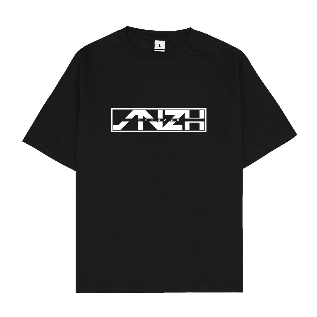 Scenzah Scenzah - Logo T-Shirt Oversize T-Shirt - Black