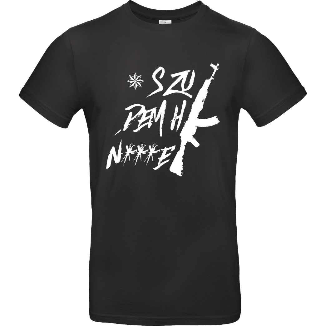 Scenzah Scenzah - SzudemH T-Shirt B&C EXACT 190 - Black