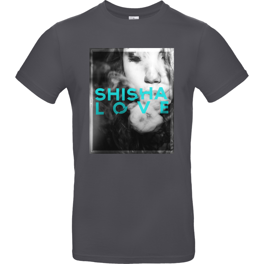 schmittywersonst schmittywersonst - Love Shisha T-Shirt B&C EXACT 190 - Dark Grey