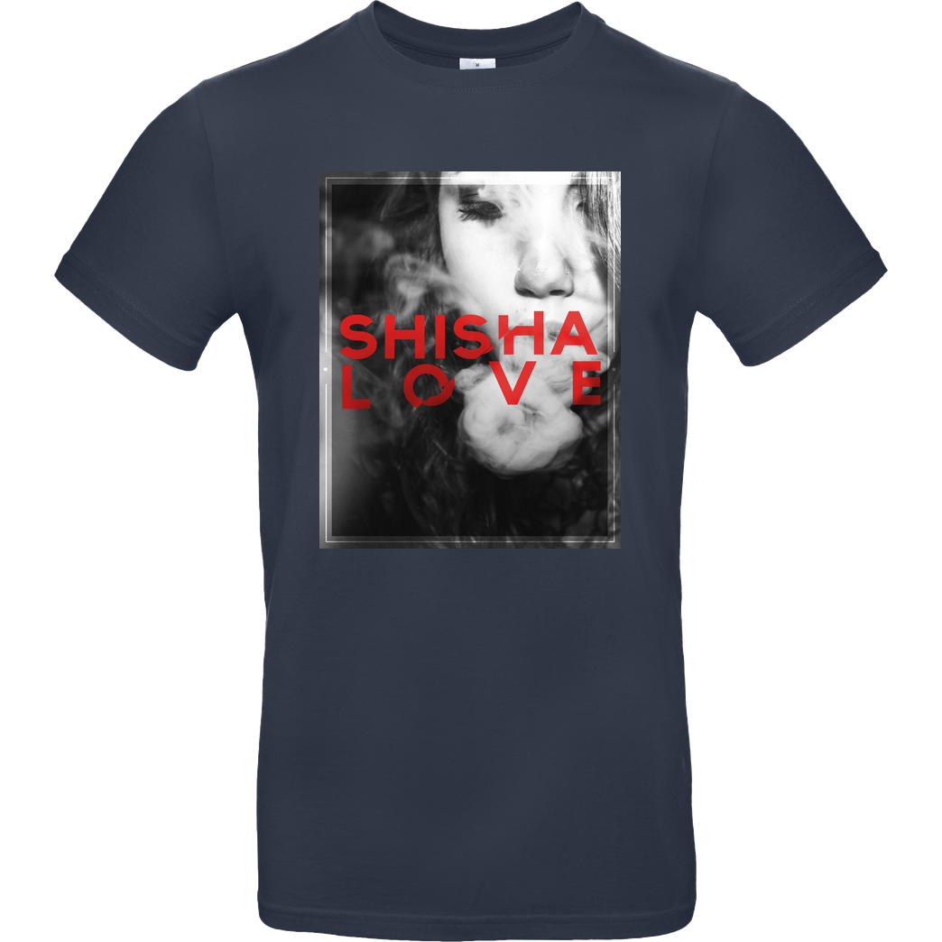 schmittywersonst schmittywersonst - Love Shisha T-Shirt B&C EXACT 190 - Navy