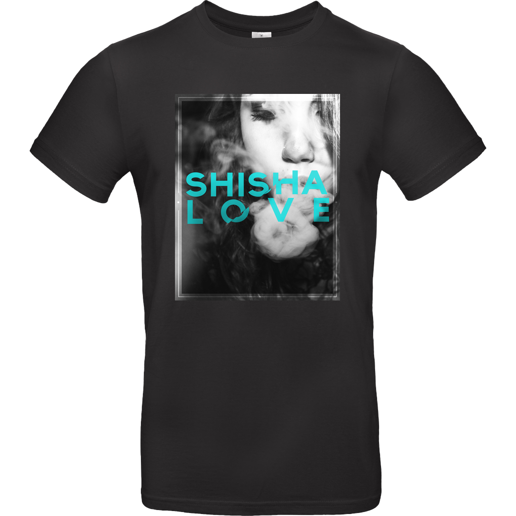 schmittywersonst schmittywersonst - Love Shisha T-Shirt B&C EXACT 190 - Black