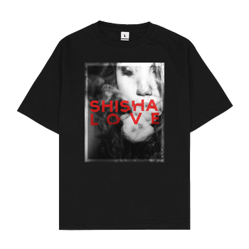 schmittywersonst - Love Shisha Oversize T-Shirt - Black