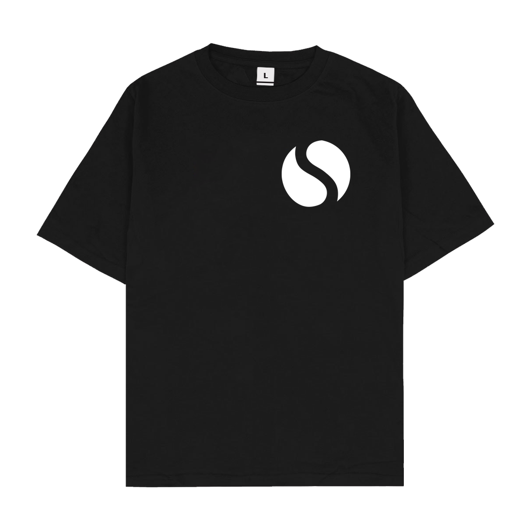 schmittywersonst schmittywersonst - S Logo T-Shirt Oversize T-Shirt - Black