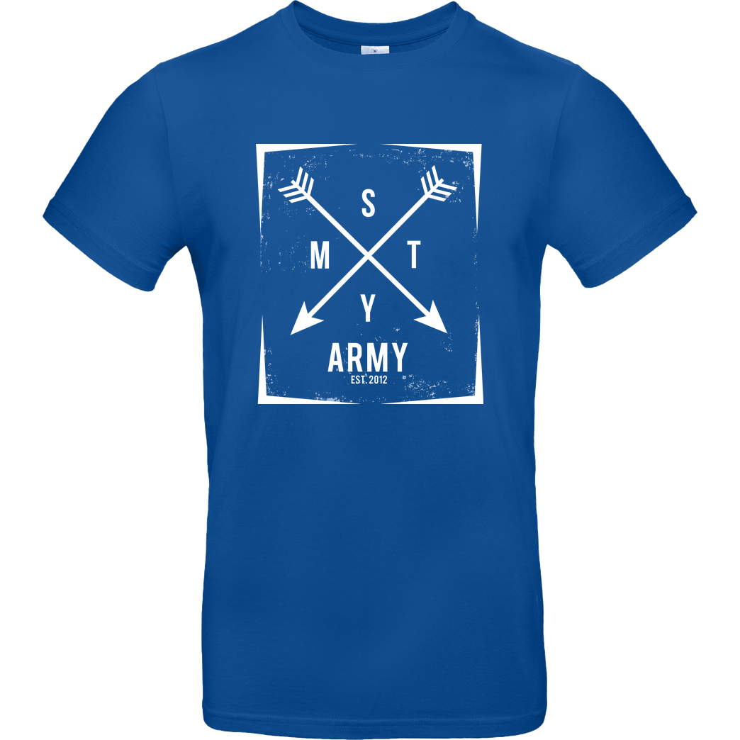 schmittywersonst schmittywersonst - SMTY Army T-Shirt B&C EXACT 190 - Royal Blue