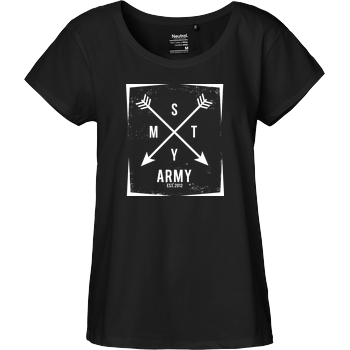 schmittywersonst - SMTY Army Fairtrade Loose Fit Girlie - black