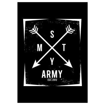 schmittywersonst - SMTY Army Art Print black