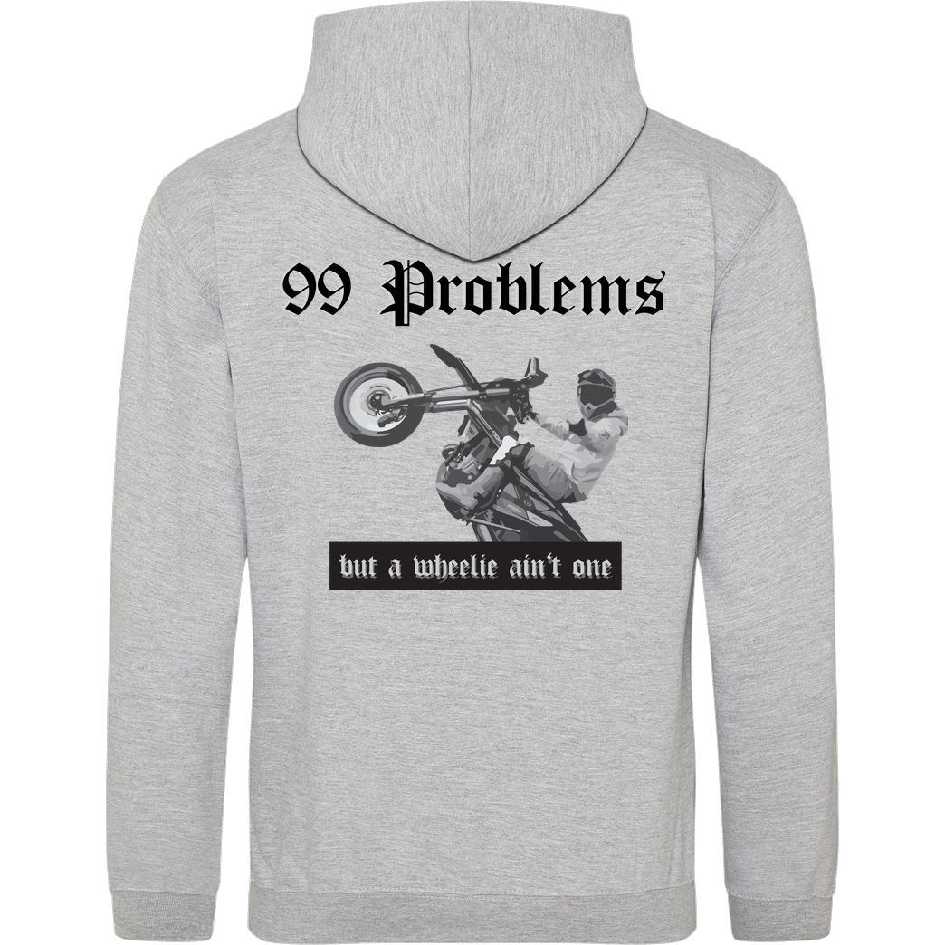 Seaky Seaky - 99 Problems - dark print - regular Sweatshirt JH Hoodie - Heather Grey