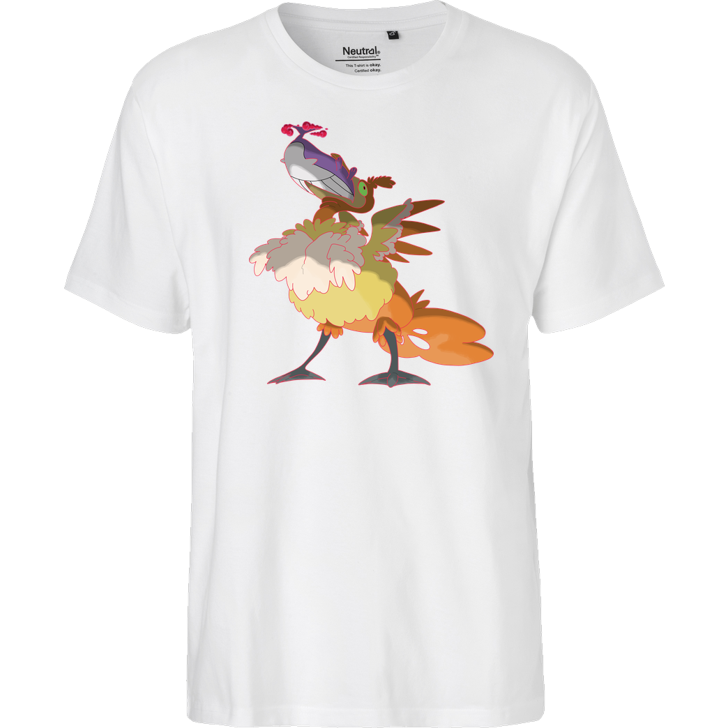 Sephiron Sephiron - GMAX GURGL SHINY T-Shirt Fairtrade T-Shirt - white