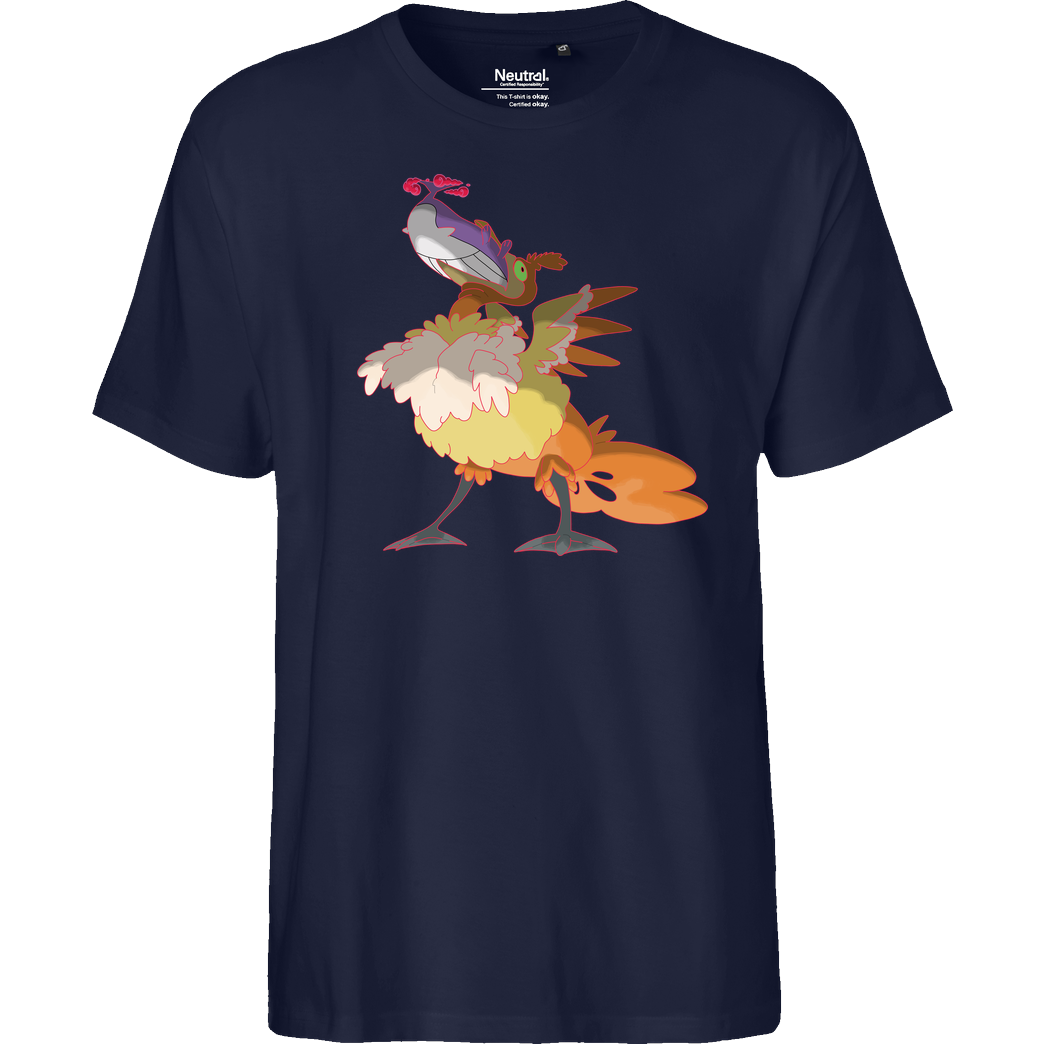 Sephiron Sephiron - GMAX GURGL SHINY T-Shirt Fairtrade T-Shirt - navy
