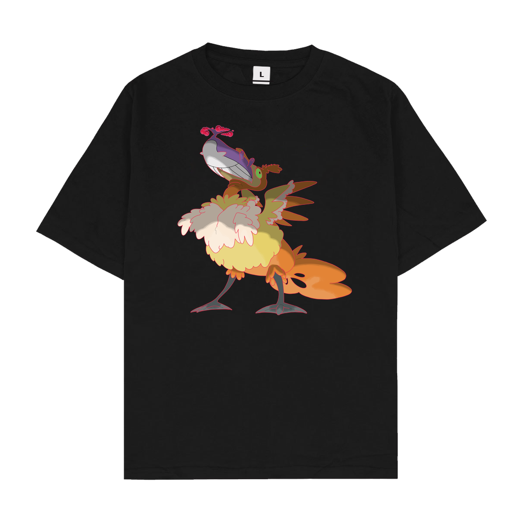 Sephiron Sephiron - GMAX URGL SHINY T-Shirt Oversize T-Shirt - Black
