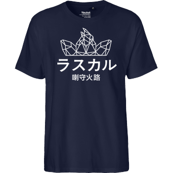 Sephiron - Japan Schlingel Block Fairtrade T-Shirt - navy