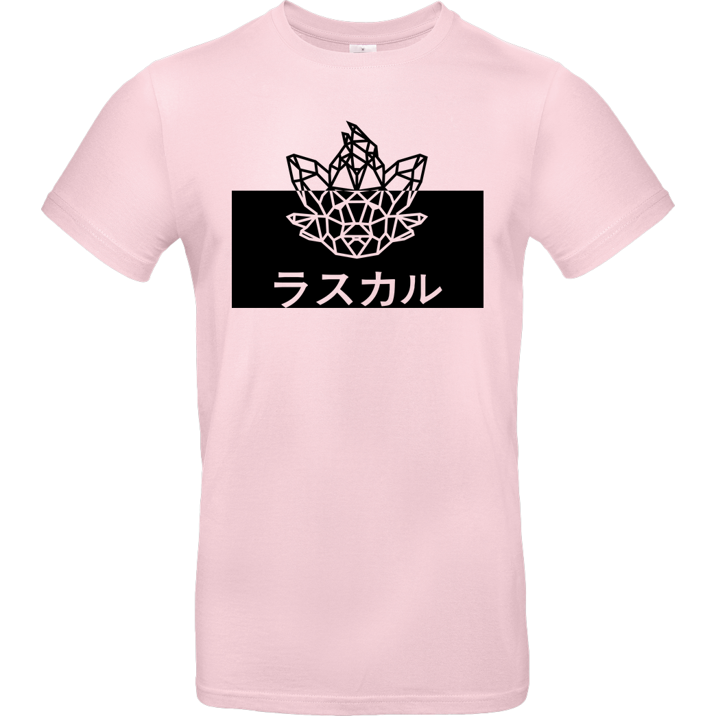 Sephiron Sephiron - Japan Schlingel Kanji & Kana T-Shirt B&C EXACT 190 - Light Pink