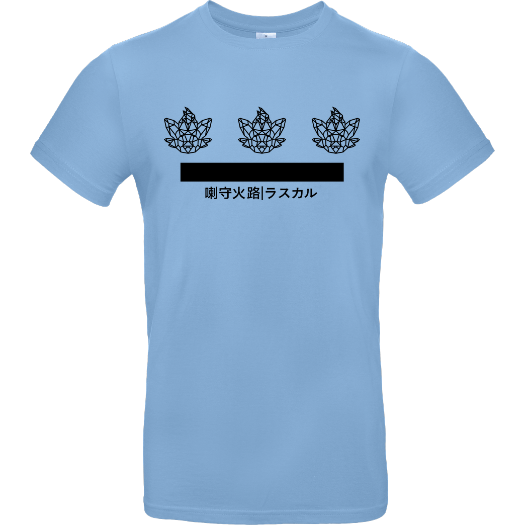 Sephiron Sephiron - Japan Schlingel Stripe T-Shirt B&C EXACT 190 - Sky Blue