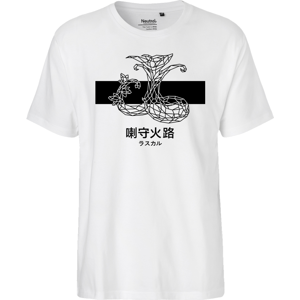 None Sephiron - Mokuba 01 T-Shirt Fairtrade T-Shirt - white